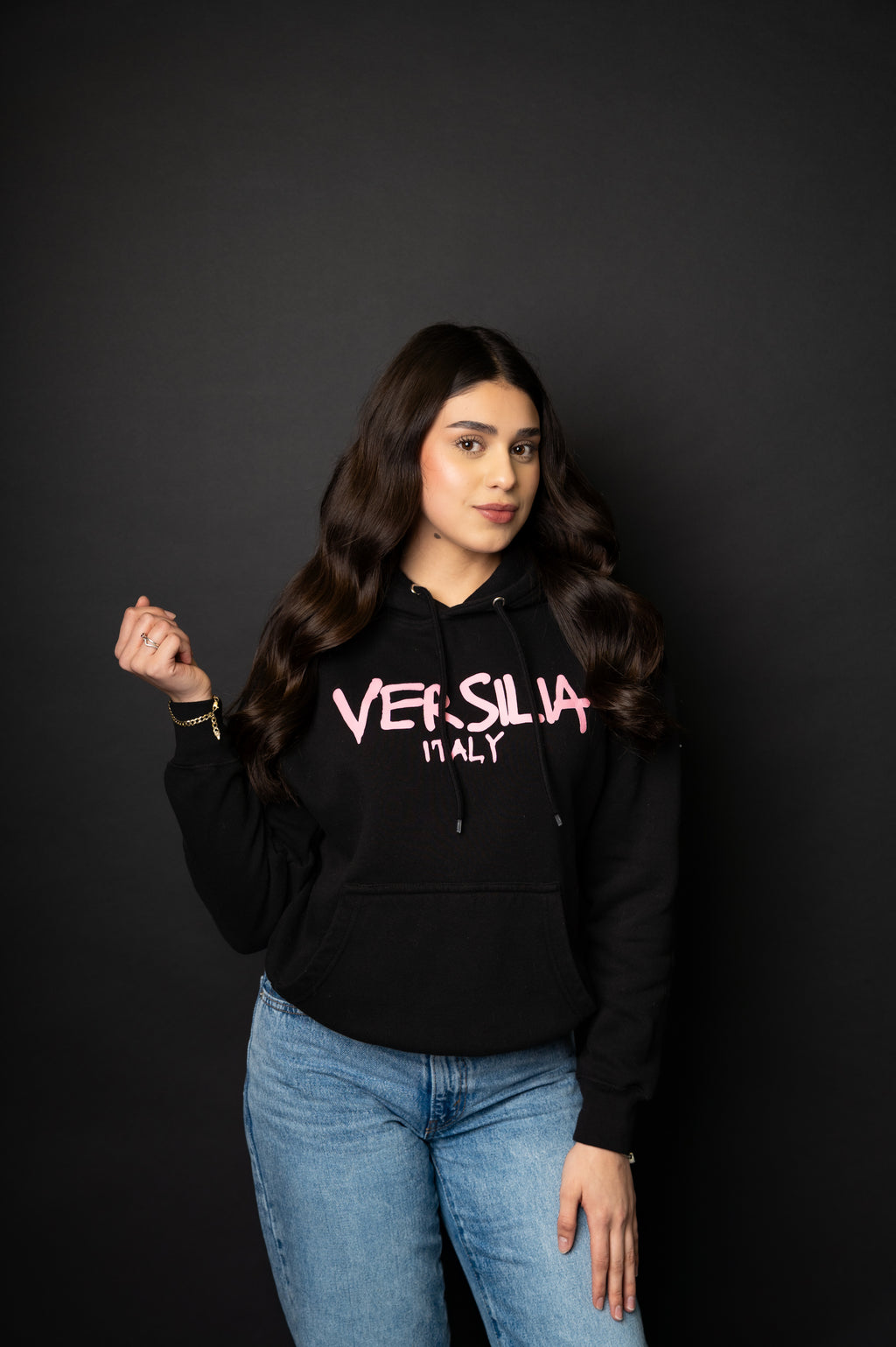 ‘Brushed’ Hoodie (Pink)