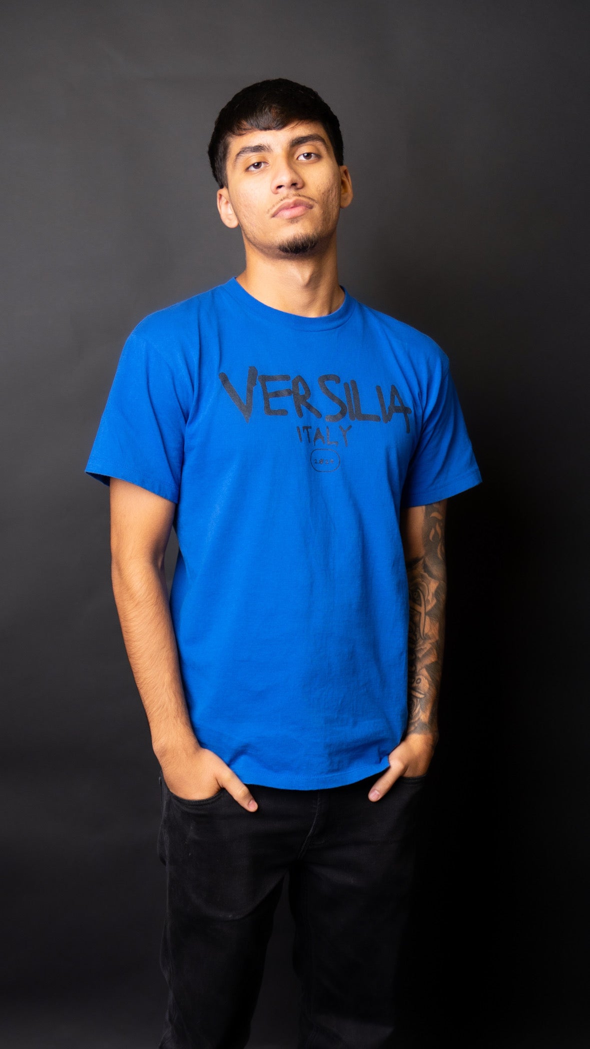 ‘Brushed’ (Blue)