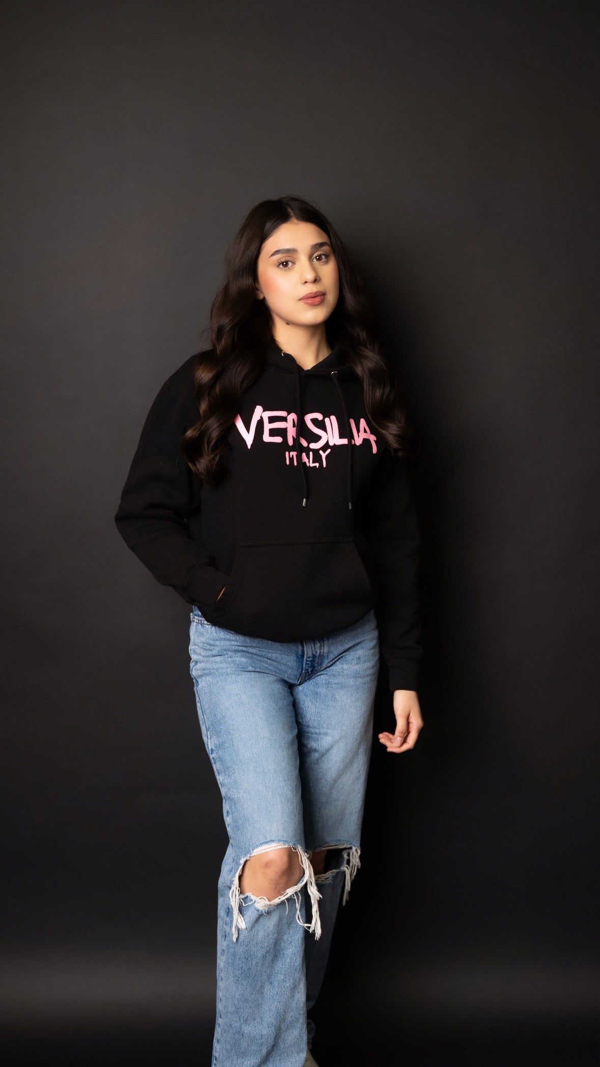 ‘Brushed’ Hoodie (Pink)
