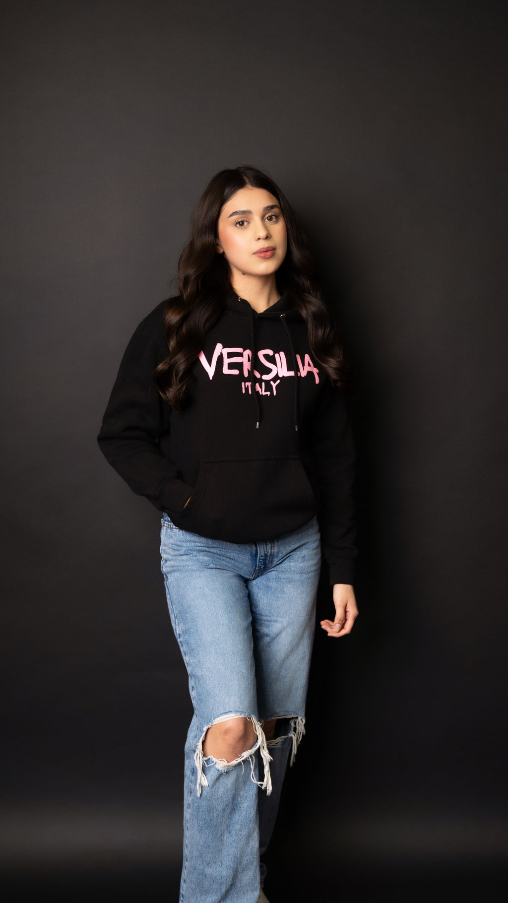 ‘Brushed’ Hoodie (Pink)