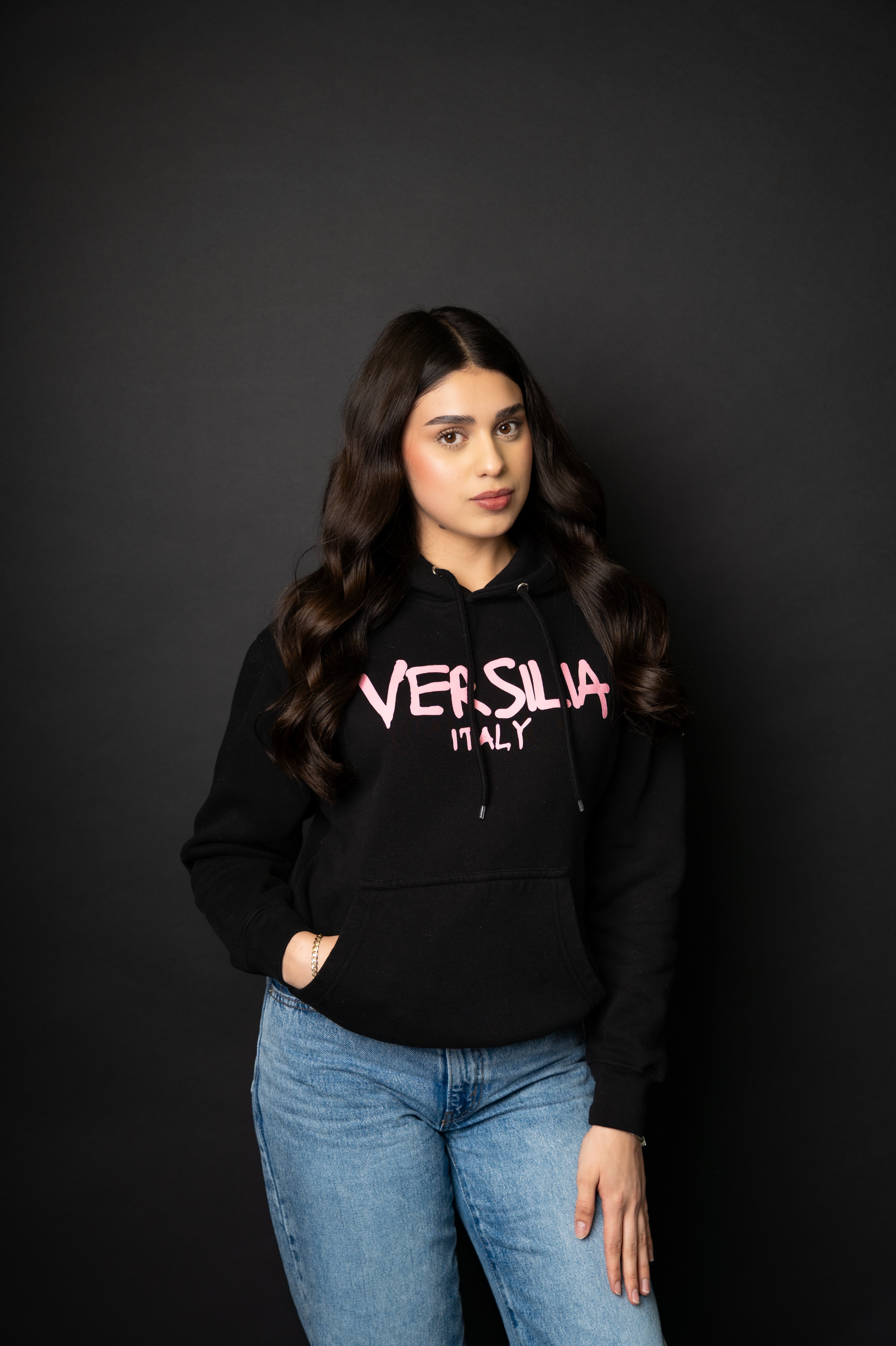 ‘Brushed’ Hoodie (Pink)