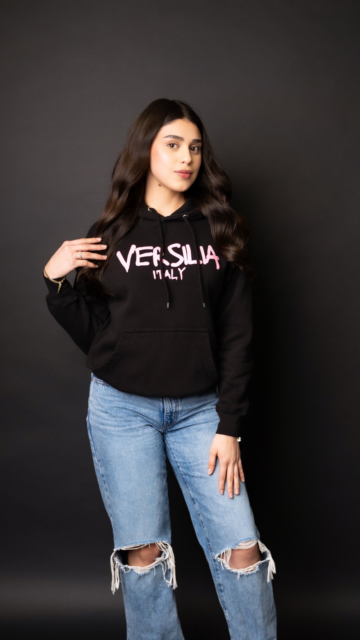 ‘Brushed’ Hoodie (Pink)